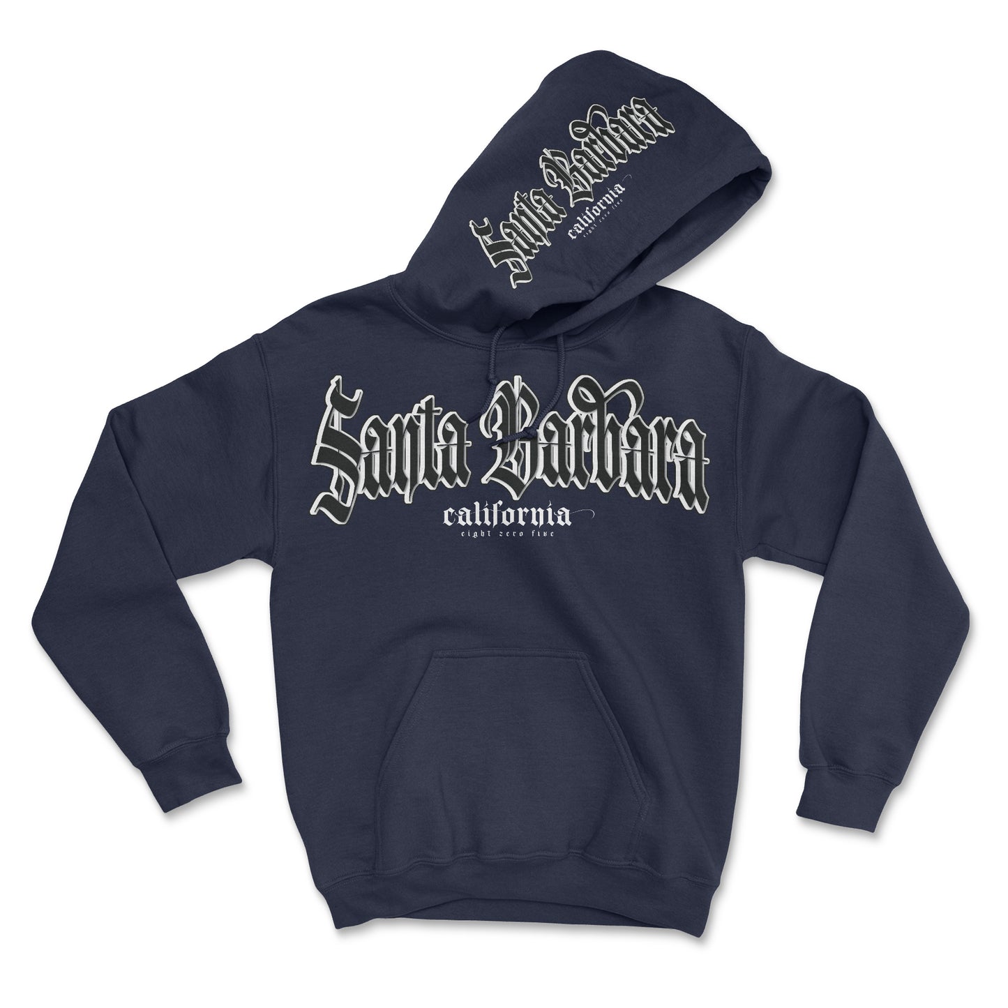 Santa Barbara Old English Style Hoodie