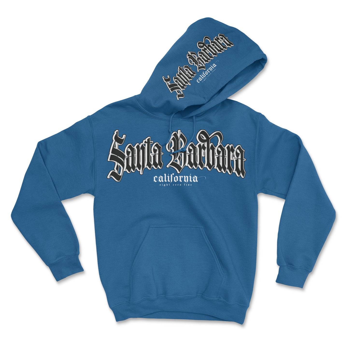 Santa Barbara Old English Style Hoodie