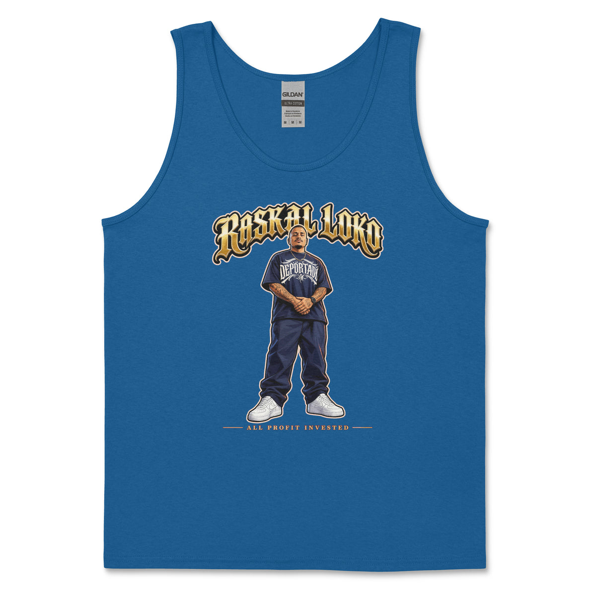 Raskal Loko Original Tank Top - Royal Blue